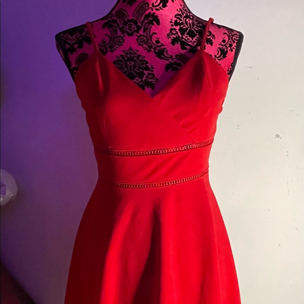 Francesca’s Jun & Ivy Dress: Red